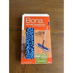 Bona Microfiber Sweeping Pad Multi-Surface Floor Dusting Refill Blue AX0003053